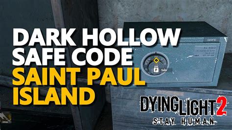 Dark hollow safe code. It’s inside the safe on the ground floor. The code is 1-0-1 (1x) 12. In military airdrop THB-04B (1x) 13. Inside the Dark Hollow building (1x) 14. Top floor of an ordinary building (3x) 15. On ... 