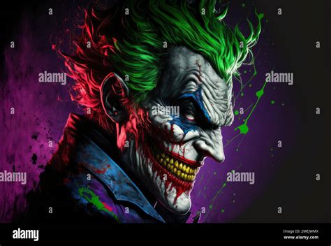 Dark knight joker hi-res stock photography and images