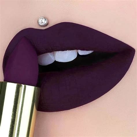 Dark purple lipstick. Size: 0.23 oz / 7 mL · ITEM: 2599439. Color: Ghost Bloom - plum brown. 1.2K Reviews. $23.00. The shade baneberry is like a plum purple-hued pink andtheshade plum shade (baneberry)...I recieved a beautiful pink and a beautiful dark plum color and they are gorgeous! These babies last and last and last! 