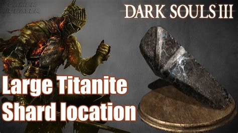 Dark souls 1 large titanite shard. Titanite shards - best off just farming the others and buying with the souls. Balder knights at Parish drop them. Large Shards - Giant Leeches in Blightown and sold by Giant Blacksmith. Rusted Iron Ring is advised; ignore the poison. Also great for Green Titanite Shards. Titanite Chunks/Slabs - Darkwraiths in New Londo Ruins. 