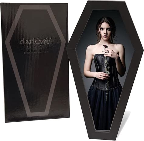 Darklyfe Gothic Decor Coffin Mirror - 4 in 1 - amazon.com