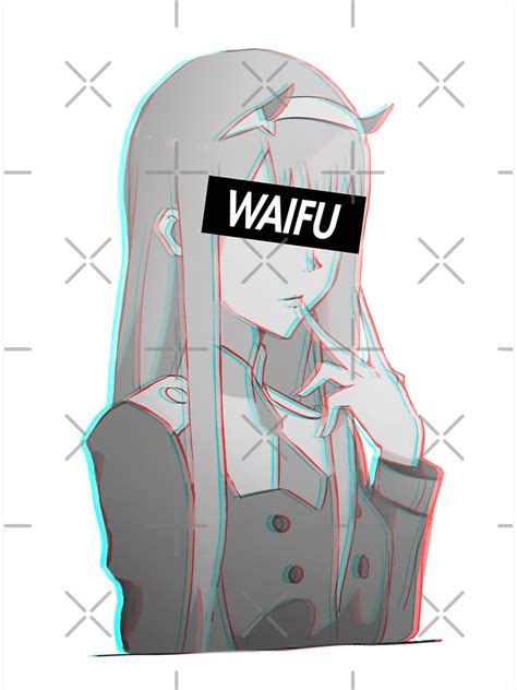 Darling In The Franxx Zero Two Anime Waifu Neon Sticker Hentai …