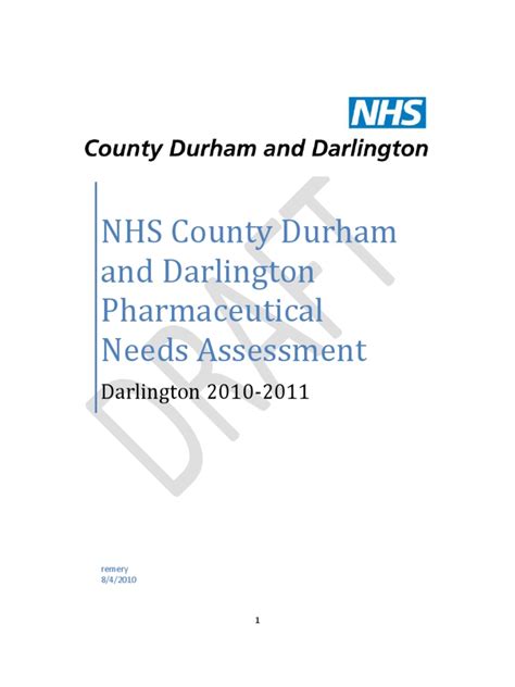 Darlington BC - Assessing your needs