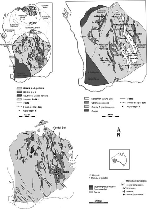 Darlot gold deposit, Yandal gold province, Yilgarn Craton, Western ...