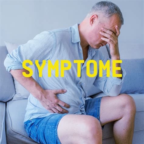 Schmerzen: Schmerzen beim Stuhlgang und krampfartige Bauchschmerzen unabhängig vom Stuhlgang. . Darmkrebssymptome