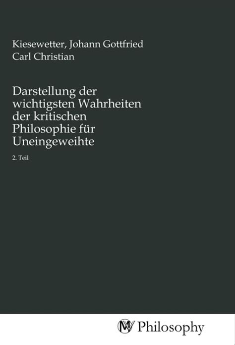 Darstellung der wichtigsten wahrheiten der kritischen philosophie für uneingeweihte. - Mettler toledo ind 465 calibration manual.