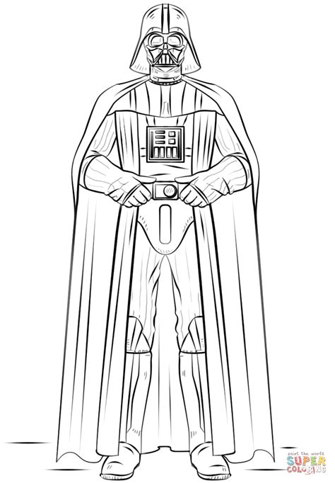 Darth Vader Printable Coloring Pages