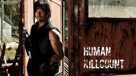 Daryl Dixon Human Kill Count(Season