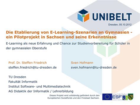 Das E-Learning-Team Lehrerfortbildung an den Gymnasien in …