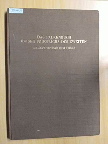 Das falkenbuch kaiser friedrichs des zweiten =: de arte venandi cum avibus. - Performance evaluation and attribution of security portfolios handbooks in economics.