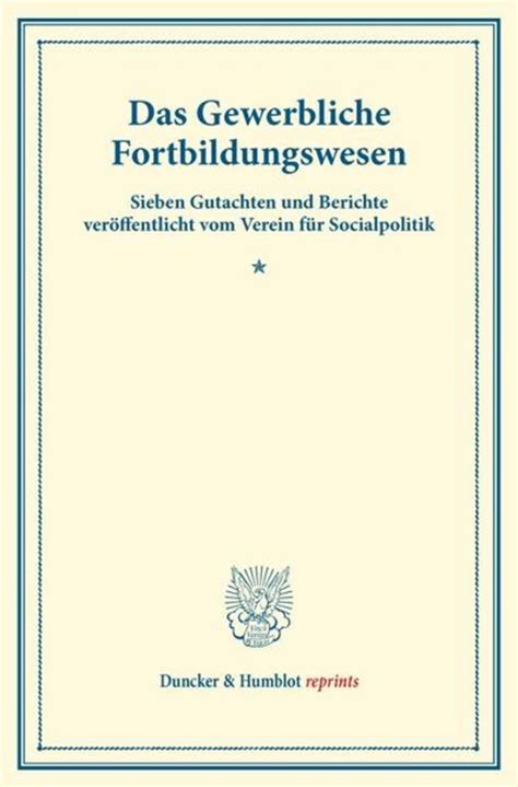 Das gewerbliche fortbildungswesen: sieben gutachten und berichte. - The essential work experience handbook by arlene douglas.