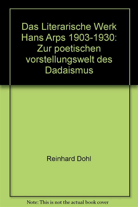 Das literarische werk hans arps, 1903 1930. - Cushman truckster service manual model 898530.