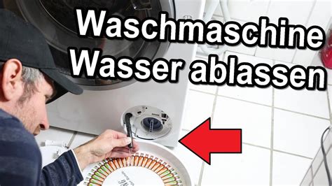 
Das restliche Wasser ablassen