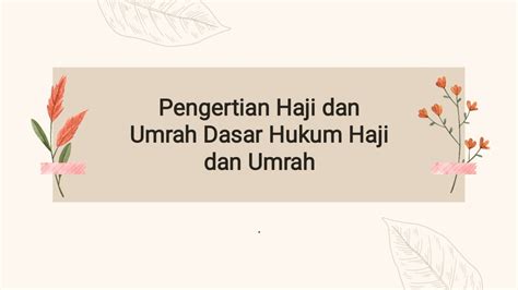 Dasar Hukum Hajru