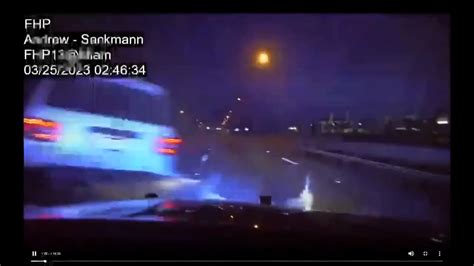 Dash camera footage shows FHP conducting a pit maneuver after driver refuses to stop
