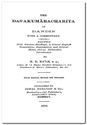 Dashakumaracharita - Google Books