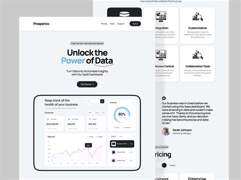 Dashboard + Landing Page Design Figma