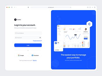 Dashboard Login Screen UI by Dmitry Shatunov on Dribbble