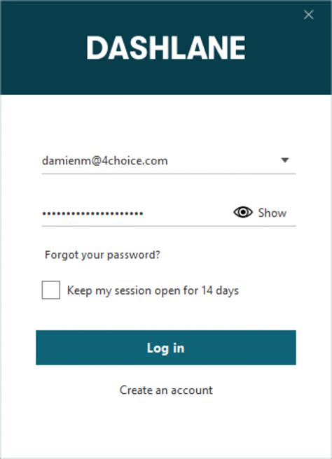 These codes are used to check your identity when you change your Master Password, add new devices to Dashlane, or use your account recovery key. In the My account menu of the web app, select Settings and then Account summary. Select Change in the Contact email section. Enter your new contact email address and select Confirm change.. 