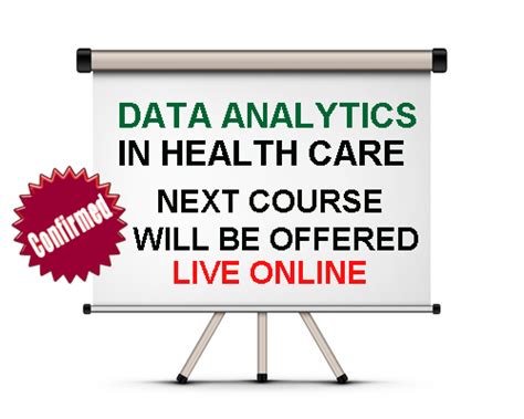 Data Analytics in Health Care (DAHC) Course Home Page Gateway