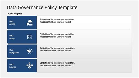 Data Governance Framework PowerPoint Template SlideModel