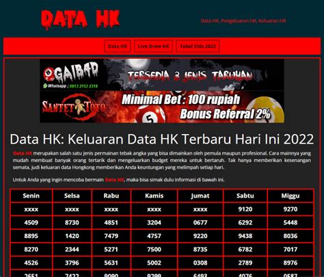 Data Hk -