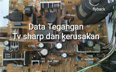 Data Standar Tegangan TV Sharp Dan Kerusakan - Cara Mudah Servis