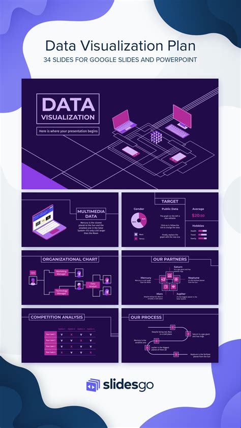 Data Visualization Plan Google Slides and PowerPoint Template