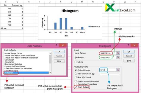 Data analysis excel histogram ncbetta