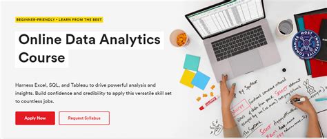 Data analyst boot camp. Data Analytics Bootcamp x Microsoft. This course provides you with the practical skills for problem-solving and strategic thinking through the use of data and analytics. Graduate in six … 