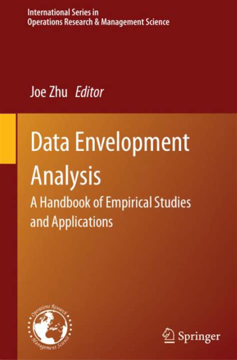 Data envelopment analysis a handbook of models and methods international. - The little book of philosophy andre comte sponville.