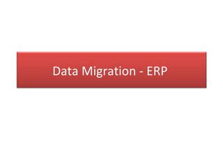 Data migration erp ax