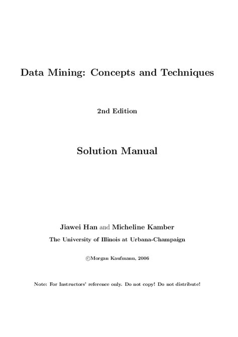 Data mining and analysis fundamental concepts and algorithms solution manual. - Toro recycler 22 front drive manual.