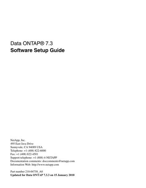 Data ontap 7 1 software setup guide. - Complete idiot s guide to mp3 music on the internet.
