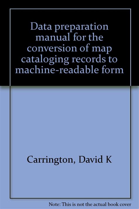 Data preparation manual for the conversion of map cataloging records to machine readable form. - Understanding dyscalculia and numeracy difficulties a guide for parents teachers and other professionals.