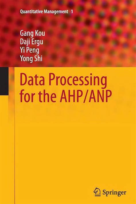 Data processing for the ahp anp. - Actas del ii congreso internacional de la sociedad española de estudios literarios de cultura popular (selicup).