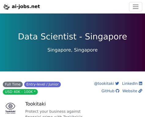Data scientist singapore reddit.  Find tickets to your next unforgettable experience.  meta...