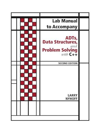 Data structure and problem solving lab manual. - Die geschichtliche entwicklung unserer kenntnis der staarkrankheit.