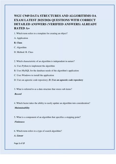 Data structures and algorithms questions and answers pdf. Apr 28, 2017 · Severa...