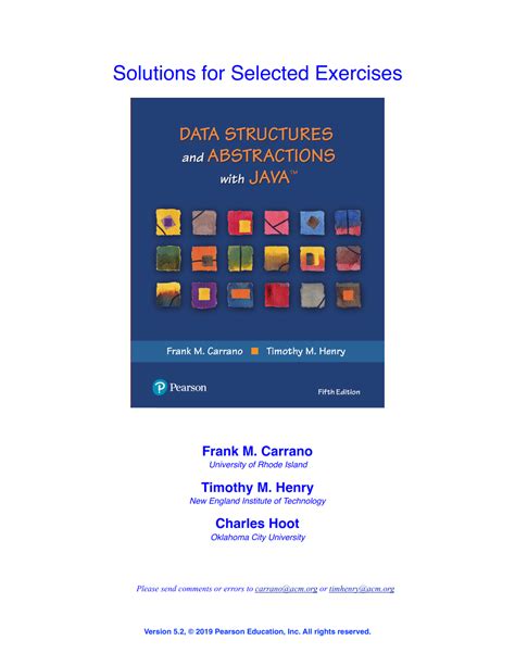 Data structures java carrano solution manual internation. - Field guide to consulting and organizational development a collaborative and systems approach to performance.
