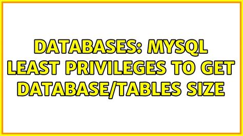 DataGrip: How to get database and table size for MySQL database?