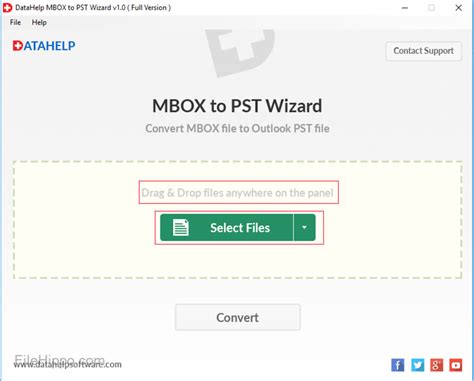 DataHelp MBOX to PST Wizard for Windows
