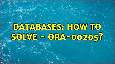 Database Not Started with ORA-00205 After Applying GI PSU - Oracle