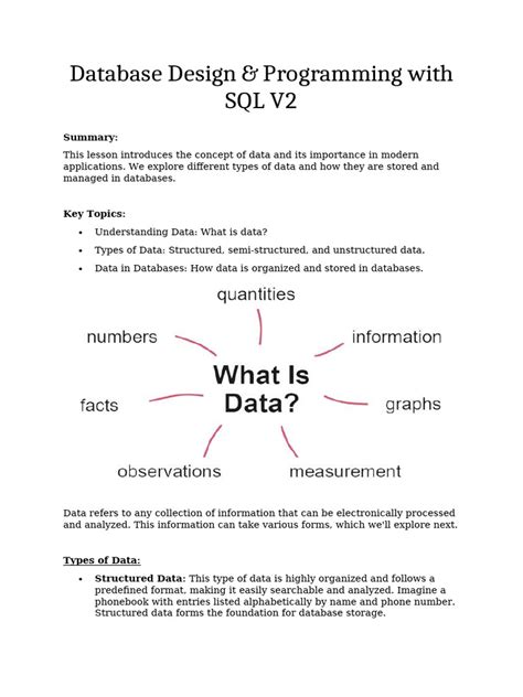 Database design documentation pdf.  It is an essential resource for st...