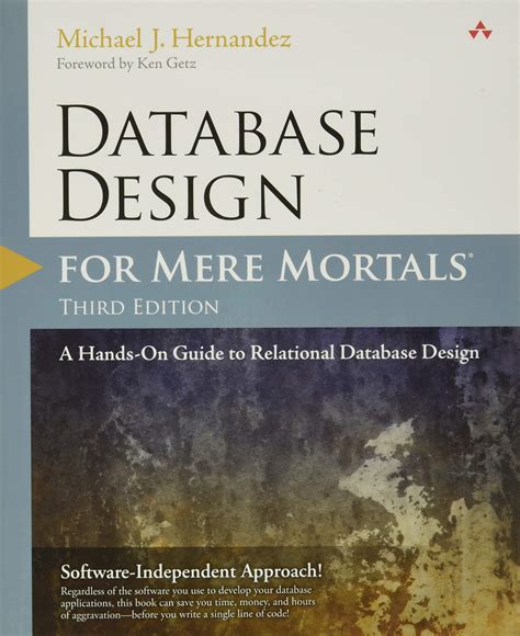 Database design for mere mortals a hands on guide to relational database design. - Natuurlyke en zedelyke historie van d'eylanden de voor-eylanden van amerika.
