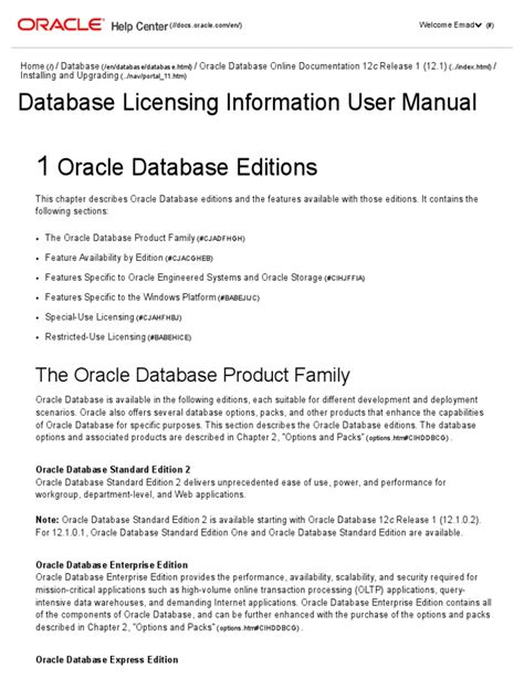 Database licensing information user manual 19c. 43 Perl License A.  Ho...