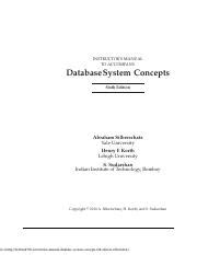 Database system concepts solutions exercise manual 6th. - Internationale stiftung mozarteum salzburg: programm, almanach mozartwoche 2005 vom 21. bis 30. j anner.