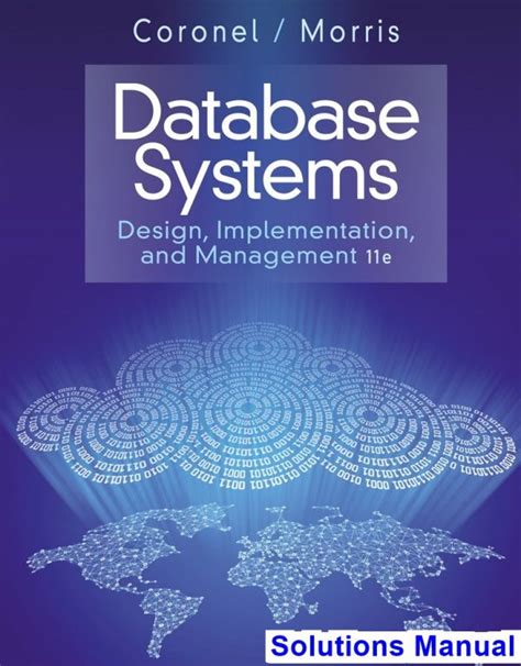 Database systems design implementation and management solutions manual. - Manual de mysql en espanol gratis.