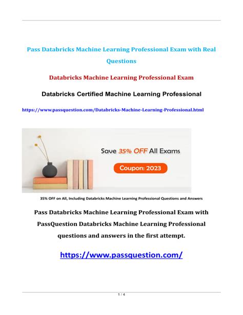 Databricks-Machine-Learning-Professional Exam Fragen
