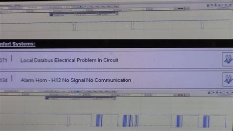Databus error value received.  All of the faults say "Databus error value received" and ...